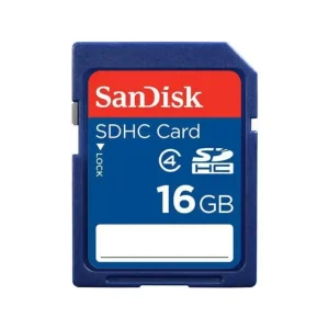 SanDisk 16GB Secure Digital High-Capacity (SDHC) Flash Card Model SDSDB-016G-A11