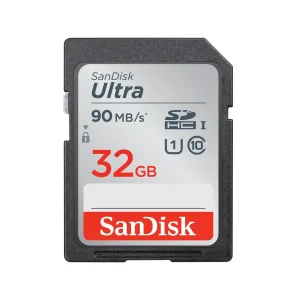 SanDisk 32GB Ultra SDHC UHS-I / Class 10 Memory Card, Speed Up to 90MB/s (SDSDUNR-032G-GN6IN)