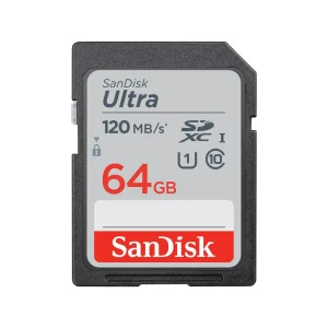 SanDisk 64GB Ultra SDXC UHS-I / Class 10 Memory Card, Speed Up to 120MB/s (SDSDUN4-064G-GN6IN)