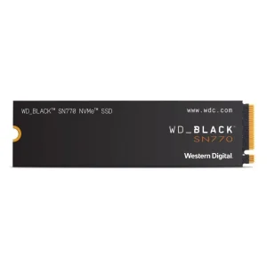Western Digital WD_BLACK SN770 M.2 2280 500GB PCIe Gen4 16GT/s, up to 4 Lanes Internal Solid State Drive (SSD) WDS500G3X0E