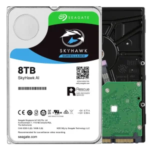 Seagate SkyHawk AI ST8000VE001 8TB 7200 RPM 256MB Cache SATA 6.0Gb/s 3.5" Internal Hard Drive Bare Drive