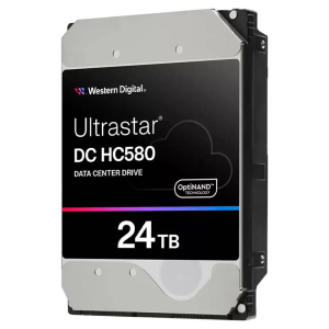 Western Digital WD Ultrastar DC HC580 Helium 24TB 7200rpm 512MB 3.5" Enterprise HDD