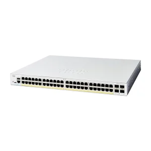 Cisco Catalyst 1300-48FP-4G Managed Switch, 48 Port GE, Full PoE, 4x1GE SFP, Limited Lifetime Protection (C1300-48FP-4G)