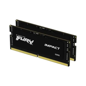 Kingston FURY Impact 32GB (2x16GB) 5600MT/s DDR5 CL40 Laptop Memory Kit of 2 | Lower Power Consumption | Intel XMP 3.0 | Plug N Play | KF556S40IBK2-32