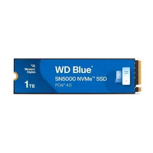 Western Digital 1TB WD Blue SN5000 NVMe Internal Solid State Drive SSD - PCIe Gen 4.0, M.2 2280, Up to 5,150 MB/s - WDS100T4B0E