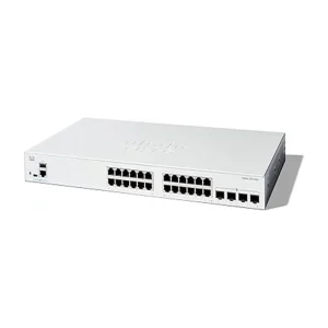 Cisco Catalyst 1300-24T-4X Managed Switch, 24 Port GE, 4x10GE SFP+, Limited Lifetime Protection (C1300-24T-4X)