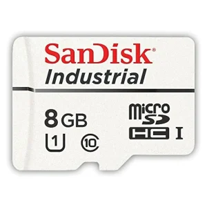 SanDisk Industrial MLC MicroSD SDHC UHS-I Class 10 SDSDQAF3-008G-I with SanDisk Adapter (8GB)