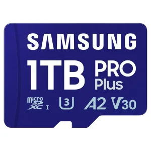 Samsung Memory MB-MD1T0SA/APC PRO Plus MicroSD Card for Mobile and Gaming Consoles 1TB UHS-I U3, Up to 180MB/s