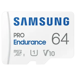 Samsung PRO Endurance 64GB microSDXC UHS-I U1 100MB/s Video Monitoring Memory Card with Adapter (MB-MJ64KA/APC)