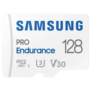 Samsung PRO Endurance 128GB microSDXC UHS-I U3 100MB/s Video Monitoring Memory Card with Adapter (MB-MJ128KA/APC)