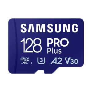 Samsung PRO Plus microSDXC 128GB MB-MD128SA/CN - 180MB/s, 4K UHD, UHS-I U3 V30 A2, 6-Proof, with SD Adapter for Nintendo Switch/GoPro/DJI/Tablets