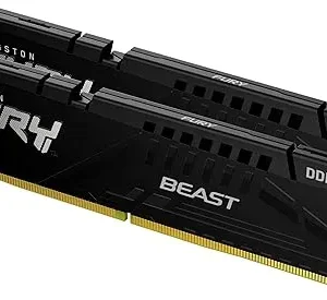 Kingston Fury Beast 32GB (2x16GB) 6400MT/s DDR5 CL32 Desktop Memory