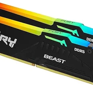Kingston Technology Kingston Fury Beast 32GB 5600MT/s DDR5 CL36 RGB Desktop Memory Single Module
