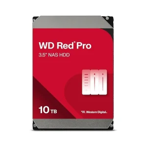 Western Digital 10TB WD Red Pro NAS Internal Hard Drive HDD - 7200 RPM, SATA 6 Gb/s, CMR, 512 MB Cache, 3.5" - WD103KFBX