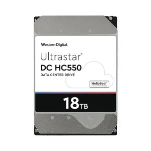 Western Digital WD Ultrastar Enterprise HDD 18TB 3.5" SATA 512MB 7200RPM 512E SE NP3 DC HC550 24x7 Server 2.5mil hrs MTBF 5yrs WUH721818ALE6L4 LD2-0F38459