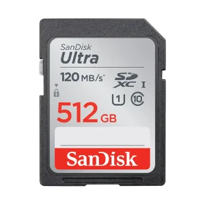 SanDisk 512GB Ultra SDXC UHS-I 120MB/s C10 U1 Full HD SD 512G Secure Digital Extended Capacity Flash Memory Card SDSDUN4-512G-GN6IN with OEM Lanyard