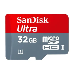SanDisk 32GB Mobile Ultra microSDHC Class 10 UHS-1 30MB/s Memory Card with SD Adapter Model SDSDQUA-032G-U46A
