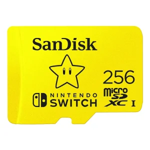 SanDisk 256GB microSDXC Memory Card for Nintendo Switch SDSQXAO256GANCZN