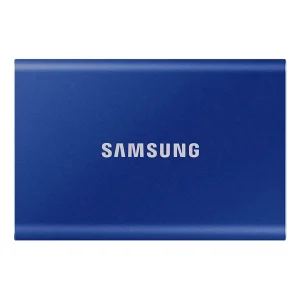 SAMSUNG T7 2TB, Portable SSD, up to 1050MB/s, USB 3.2 Gen2, Gaming, Students & Professionals, External Solid State Drive (MU-PC2T0H/AM), Blue
