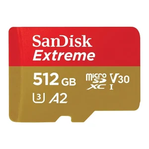 SanDisk SDSQXA1-512G-GN6MN MAS 512GB 8pin microSDXC r160MB/s w90MB/s C10 U3 V30 A2 UHS-I SanDisk Extreme microSDXC Memory Card w/o Adapter