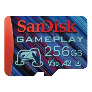 SanDisk 256GB GamePlay microSD Card for Mobile and Handheld Console Gaming SDSQXAV-256G-GN6XN