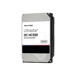 WD Ultrastar DC HC550 18TB Enterprise HDD - SAS 12Gb/s, 7200RPM, 512MB Cache | Helium-Sealed, CMR, 2M MTBF for Server & Data Center