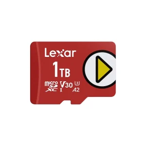 Lexar PLAY 1TB microSDXC UHS-I Card, 160MB/s Read, 100MB/s Write – Supports 4K Recording, Compatible with Switch, Tablets – Model LMSPLAY001T-BNSNC