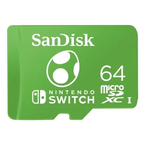 64GB Micro SanDisk Nintendo Switch SDXC Memory Card (SDSQXAO-064G-GN3ZN)