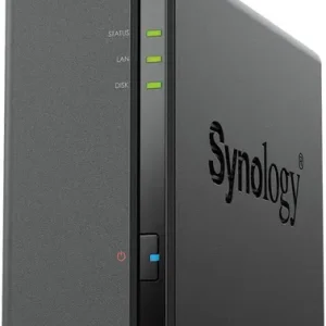 Synology DiskStation DS124 1 Bay Desktop NAS Enclosure RTD1619B Quad Core, 1GB