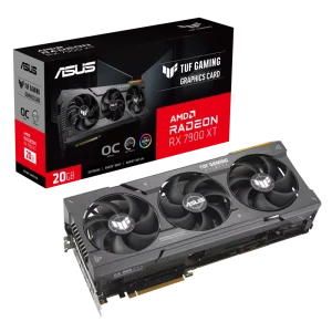 ASUS TUF Gaming Radeon RX 7900 XT OC Edition 20GB GDDR6 Graphics Card (PCIe 4.0, 20GB GDDR6, HDMI 2.1a, DisplayPort 2.1) TUF-RX7900XT-O20G-GAMING