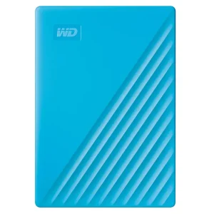 WD 2TB My Passport, Portable External Hard Drive, Blue, backup software with defense against ransomware, and password protection, USB 3.1/USB 3.0 compatible - WDBYVG0020BBL-WESN
