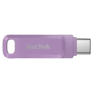 SanDisk 256GB Ultra Dual Drive Go USB Type-C Flash Drive - Up to 400MB/s, Lavender - SDDDC3-256G-G46L