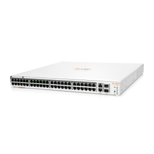Aruba Instant On 1960 48-Port Gb Smart-Managed Layer 2+ Ethernet Switch with PoE (600W) | 48x 1G | 2X 10GBase-T + 2X SFP+ Uplink Ports | Stackable | US Cord (JL809A#ABA)