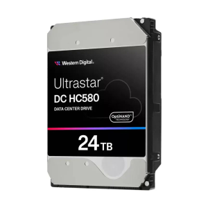 Western Digital Ultrastar DC HC580 WUH722424ALE6L1 0F62795 24TB 7.2K RPM SATA 6Gb/s 512e SED 3.5in Recertified Hard Drive