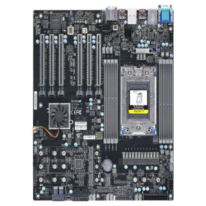 Supermicro AMD EPYC and Ryzen support up to 192GB DDR5 and dual PCIe 5.0 slots H13SAE-MF Micro-ATX Motherboard